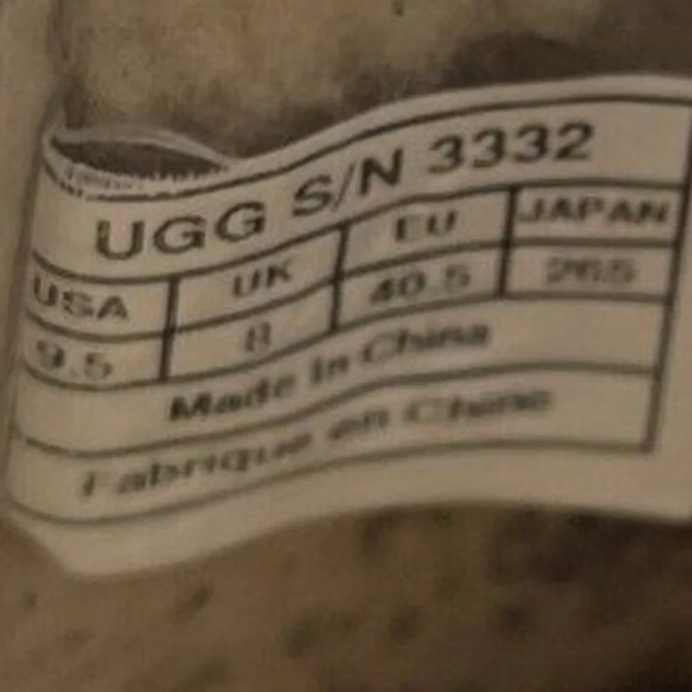 Ugg Australia Blakely Winter‎ Ankle Boots Womens Size 9.5 Black Fur Shoes